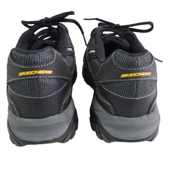 Skechers Afterburn Memory Fit Sneaker Black - Picture 4 of 8
